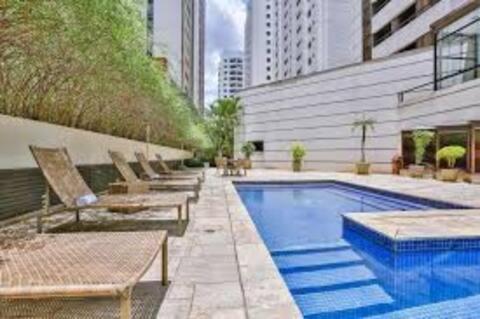 Apart Com Sacada E Piscina São Paulo Exteriör bild