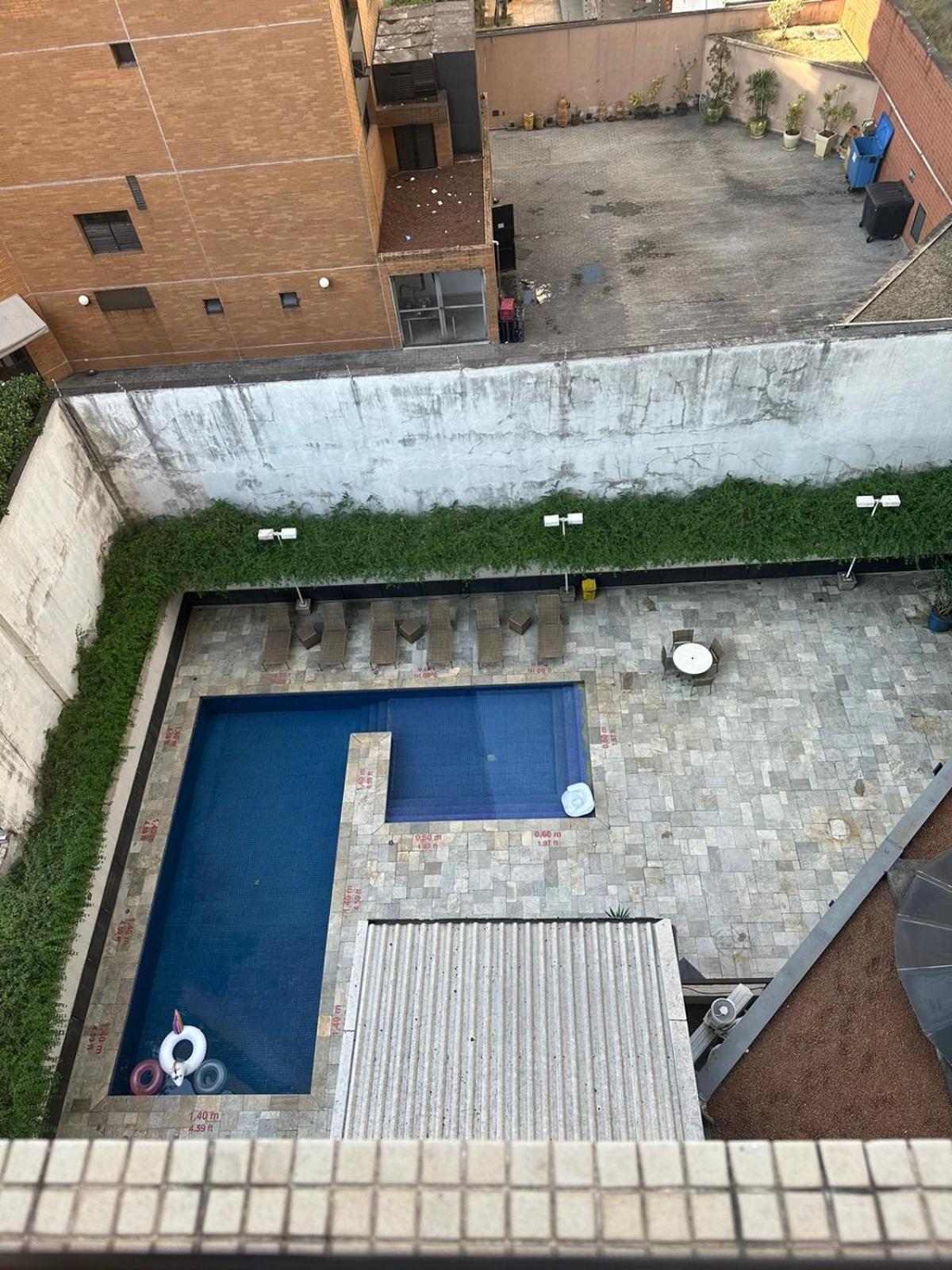 Apart Com Sacada E Piscina São Paulo Exteriör bild
